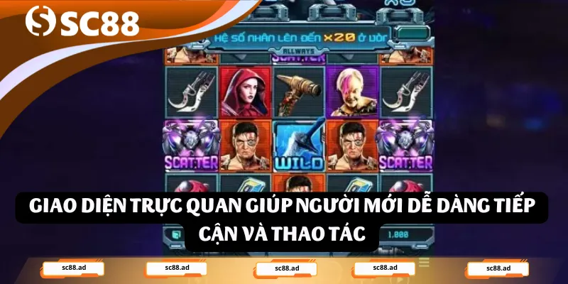 Giao diện trực quan giúp người mới dễ dàng tiếp cận và thao tác